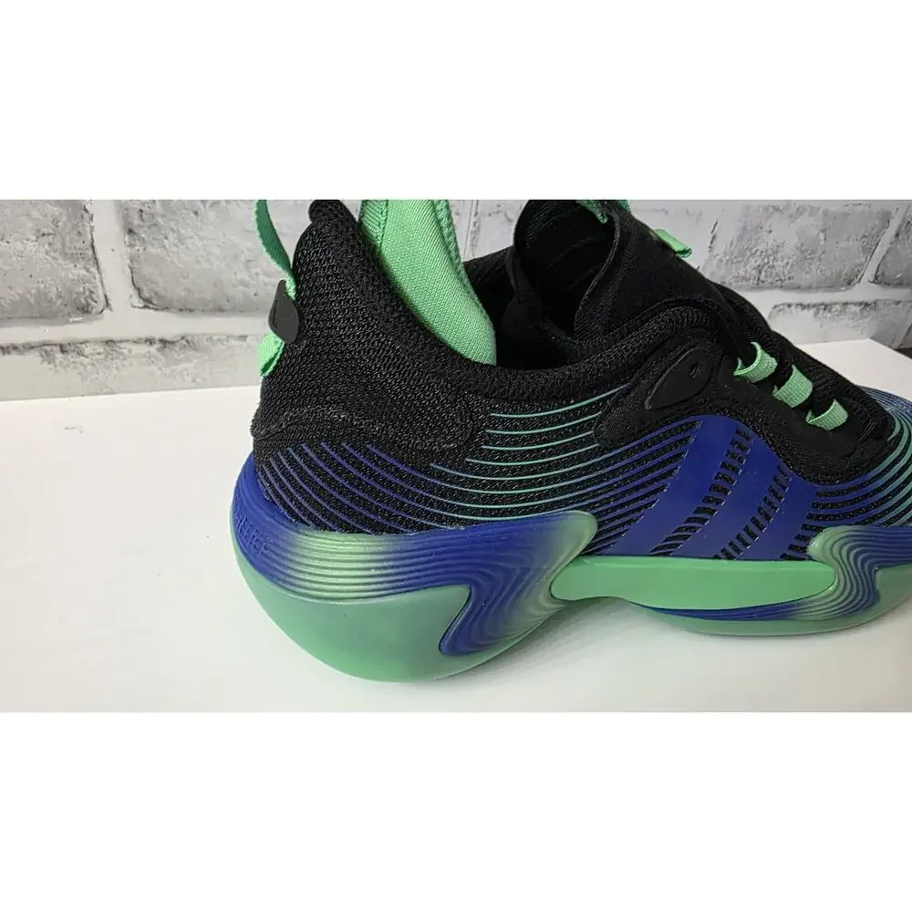 Adidas Exhibit Select 2.0 Basketball Shoes Women's Size 9 Black Green JS0642